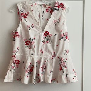 Rebecca Taylor floral sleeveless top, Size 8